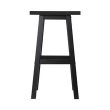 Load image into Gallery viewer, Artiss Bar Stools Kitchen Counter Stools Wooden Chairs Black x4
