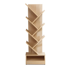 Load image into Gallery viewer, Artiss Display Shelf 7-Shelf Tree Bookshelf Book Storage Rack Bookcase Natural
