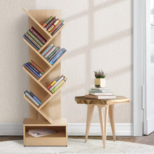 Load image into Gallery viewer, Artiss Tree Bookshelf 7 Tiers - ECHO Oak
