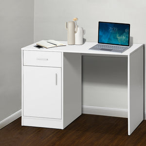 Artiss Computer Desk Drawer Cabinet White 100CM
