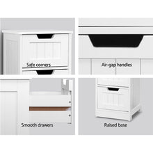 Load image into Gallery viewer, Artiss 4 Chest of Drawers - LEESA White
