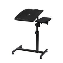 Load image into Gallery viewer, Adjustable Computer Stand with Cooler Fan - Black
