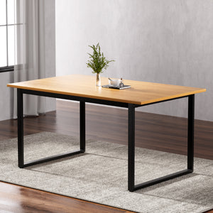 Artiss Dining Table 6 Seater Kitchen Cafe Rectangular Wooden Table 150CM