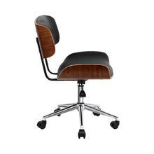 Load image into Gallery viewer, Artiss Wooden Office Chair Fabric Seat Black
