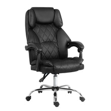 Load image into Gallery viewer, Artiss Executive Office Chair Leather Recliner Black
