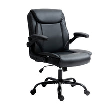 Load image into Gallery viewer, Artiss Executive Office Chair Mid Back Black
