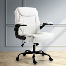 Load image into Gallery viewer, Artiss Executive Office Chair Mid Back White
