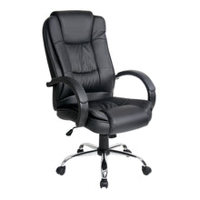 Load image into Gallery viewer, Artiss Executive Office Chair Leather Tilt Black
