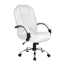 Load image into Gallery viewer, Artiss Executive Office Chair Leather Tilt White
