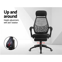 Load image into Gallery viewer, Artiss Mesh Office Chair Recliner Black
