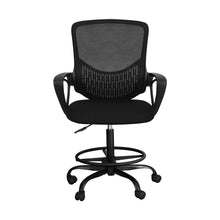 Load image into Gallery viewer, Artiss Office Chair Drafting Stool Computer Standing Desk Mesh Chairs Black

