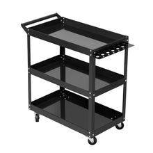 Load image into Gallery viewer, Giantz 3-Tier Tool Cart Trolley Workshop Garage Storage Organizer Black
