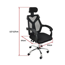Load image into Gallery viewer, Office Chair Gaming Computer Chairs Mesh Back Foam Seat - Black
