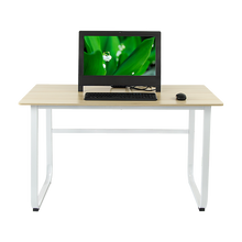 Load image into Gallery viewer, Wood &amp; Steel Solid Computer Desk Home Office Furniture

